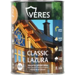 Декоративная пропитка для дерева Veres Классик № 2 Сосна 0,8 л