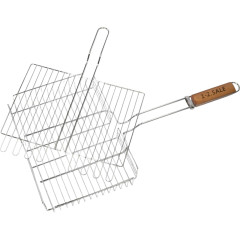 Решетка гриль 1-2.SALE 350х250х60мм дерев. ручка (795371)