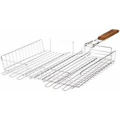 Решетка гриль 1-2.SALE 310х240х50мм дерев. ручка (822588)