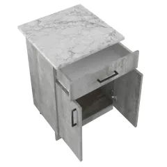 Стол рабочий EVA GOLD с 1 ящиком 60 светлый цемент