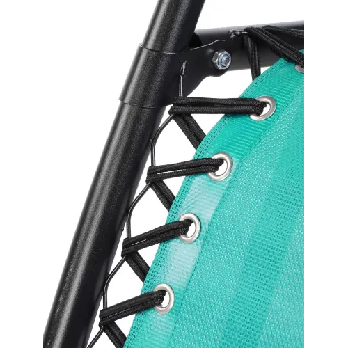 Шезлонг Green Days 165х65х110 см бирюзовый 100 кг YT-L3-tiff (516629)