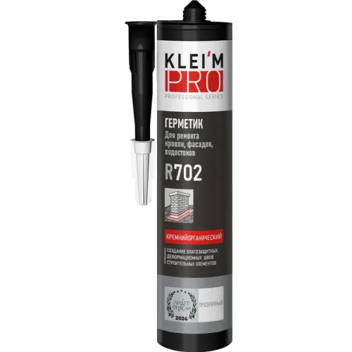 Герметик кремнийорганический KLEIM PRO R702 прозрачный 300мл