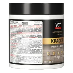 Краска VGT ВД-АК Premium для мебели и декора матовая IQ 133 база А 0,5кг