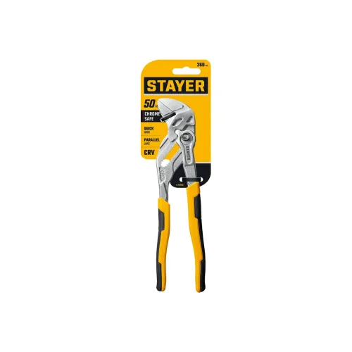Клещи переставные STAYER PlierWrench 260 мм (22402)