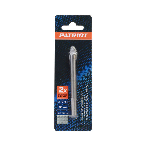 Сверло по керамике PATRIOT 10х85 мм (815010066)