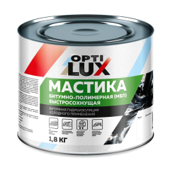 Мастика ОПТИЛЮКС битумно-полимерная 1.8кг МБП
