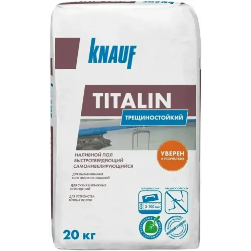 Пол наливной Кнауф Титалин 20кг