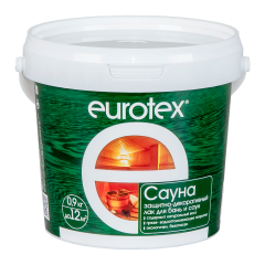 Лак EUROTEX- Сауна защитный для дерева 0,9кг