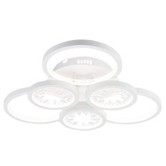 Светильник Люмис DK06060C/3+3A PR WH 144W+8W LED RGB 3000-6500K d595 ПДУ диммер, белый