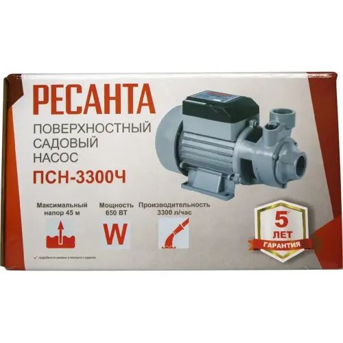 Насос поверхностный РЕСАНТА ПСН-3300Ч (77/4/3) (*12)