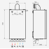 Котел газовый настенный HAIER SpaceSlim 1.24 TW 24 кВт (1 контурный)