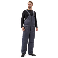 Костюм зима СТАНДАРТ куртка/полукомб., т.серый/св.серый (48-50, 170-176)