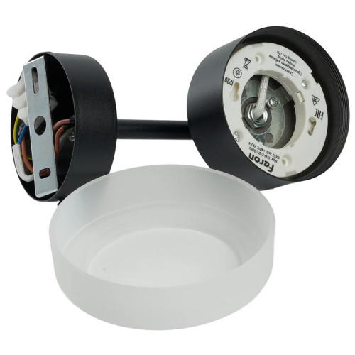 Светильник настенный FERON HL4600 OPAL GX53 черный(51685)