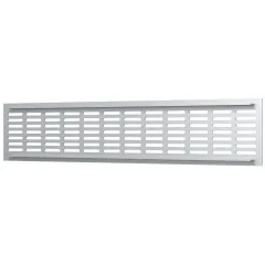 Решетка переточная алюминиевая с анодированным покрытием 4810DP Al Silver