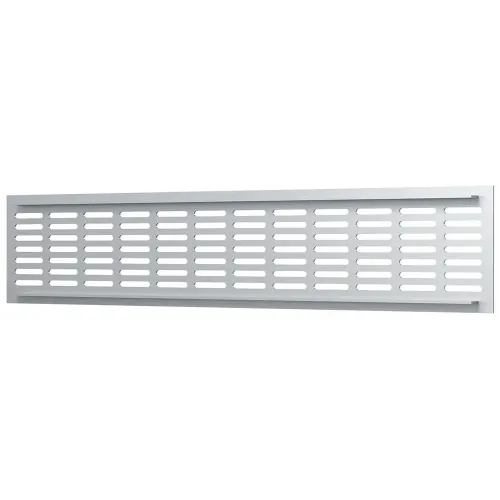 Решетка переточная алюминиевая с анодированным покрытием 4810DP Al Silver