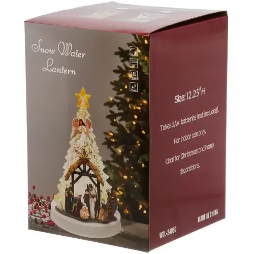 Фигурка декоративная Ёлка кристалл 21х21х31,5см (свет и музыка) Y4-9364 (502813)