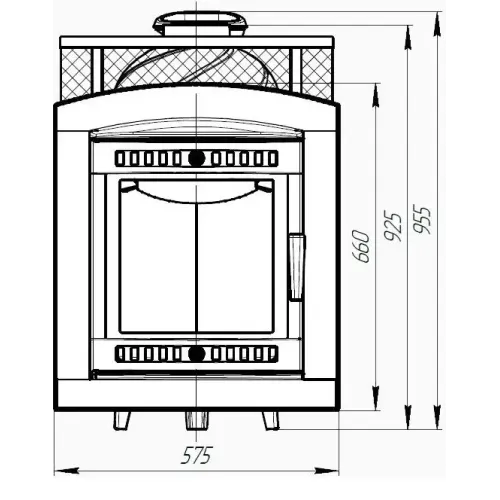 Печь банная Атмосфера L(*8)