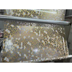 Клеенка LASER 0,8*20м (прозрачный фон) (толщина 0,6мм) (1100В) (цена за 1 метр)