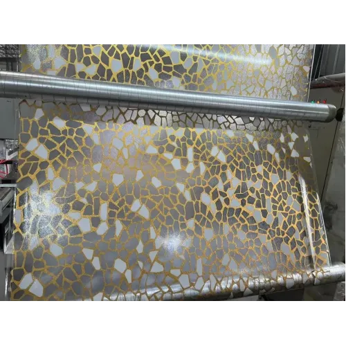 Клеенка LASER 0,8*20м (прозрачный фон) (толщина 0,6мм) (1100В) (цена за 1 метр)