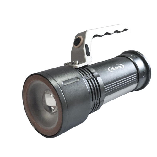 Фонарь-прожектор ОБЛИК 8222 (Led T6*1/10w) 600Lm акк. 2хLi-oin 3,7V, з/у, 3 режима (618504)