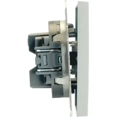 Выключатель 1-кл ЭМИЛИ платиново-серый RSW10-5103-10