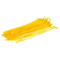 Стяжка кабельная СИБРТЕХ желтая 250 x 3,6 мм (45508)