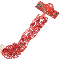 Бусы новогодние 270см SY18ZL-24 R красный