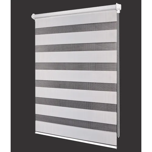 Рулонные жалюзи День-Ночь easy fix 57*160 светло-серый