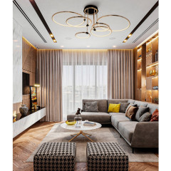 Светильник LED4U L3301-6 GD-BK