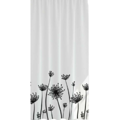 Шторка для ванной PERFECTO LINEA Harmony 180x180cм 12 колец, цветочные тени