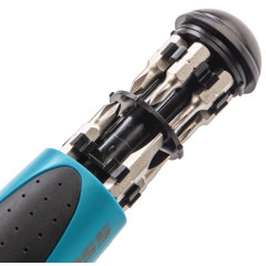 Отвертка GROSS реверсивная SmartPush 12 бит (11611)