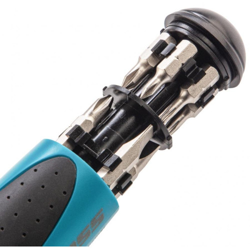 Отвертка GROSS реверсивная SmartPush 12 бит (11611)