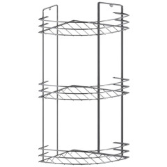 Полка для ванной комнаты угловая 3-х ярусная, цвет хром АТП66С (6827806)