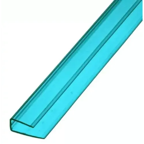 Поликарбонат сот. U-профиль 8мм, 2.1м бирюза