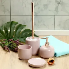 Дозатор для жидкого мыла, керамика, розовый, CE2460EA-LD (395700)