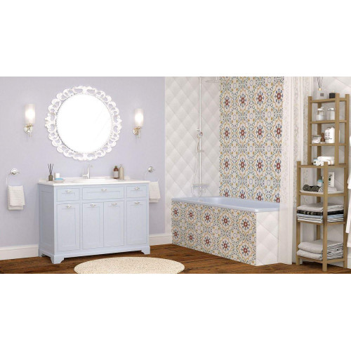 Ванна стальная DONNA VANNA 150х70х40см с ножками, зеленая мята, DV-51031