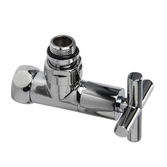 |Вентиль запорный для П/С угловой ф 3/4