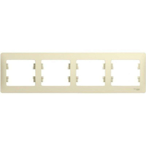 Рамка 4-пост.GLOSSA бежевый GSL000204 (458639)