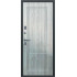 Дверь метал. Isoterma 11 см Серебро/Ривьера айс Царга (2050*960, Левая)