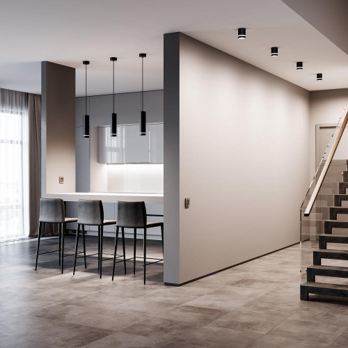 Светильник накладной ES DLR021 9W 3000K черный/матовый