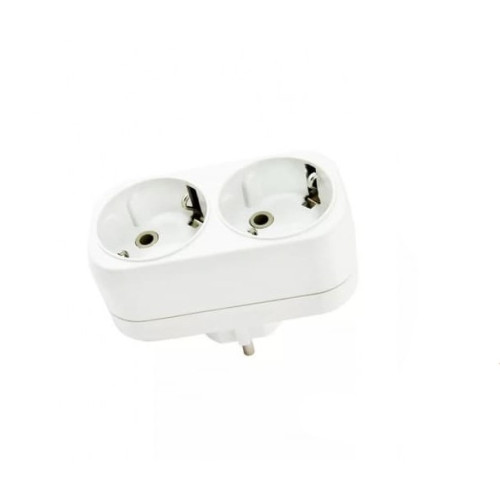 Разветвитель сетевой (двойной) с з/к 16А 250B TDM SQ1806-0026 (472961)