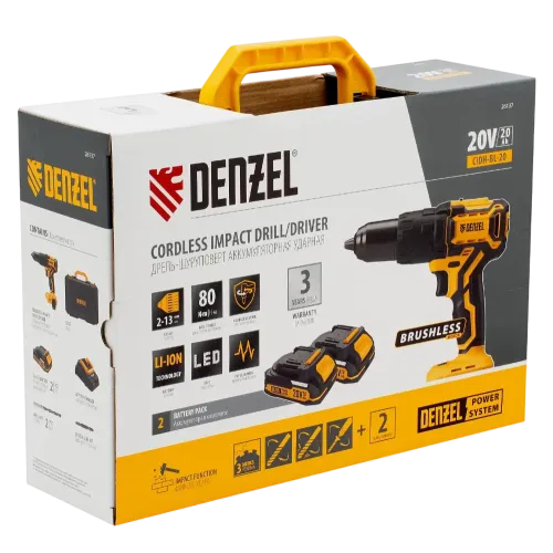 Шуруповерт DENZEL CIDH-BL-20 (26137) (*15)