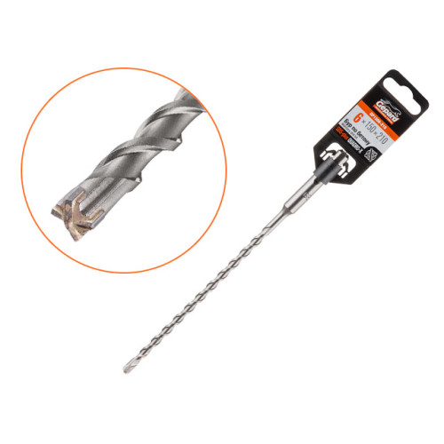 Бур SDS+ GEPARD QUADRO-X 6х150х210 (GP1206-210)