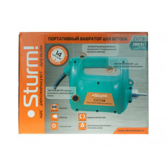 Вибратор глубинный STURM CV7120, 2000Вт, (с гибким валом 4м)