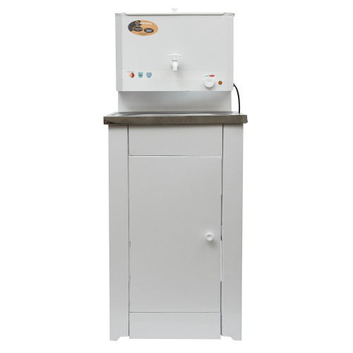 Умывальник дачный ВИХРЬ КОМФОРТ (74/4/6) с подогревом, нержавеющая мойка, цвет белый