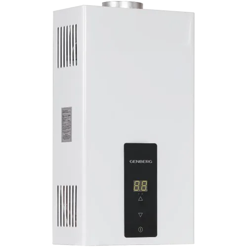 Водонагреватель газовый проточный GENBERG 611.01 белый, neo 11л