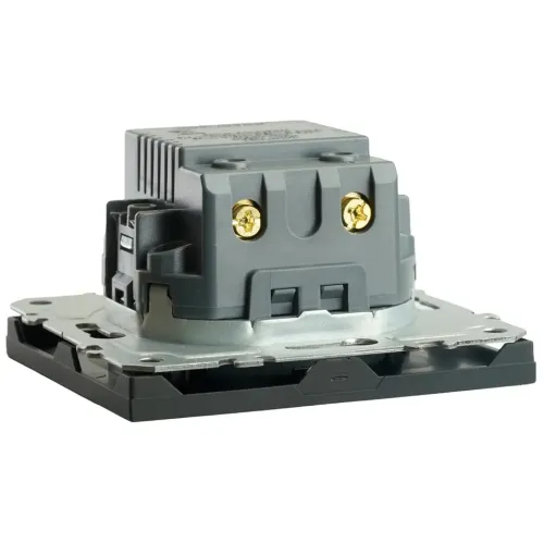 Розетка PC+Type A+C 20W ЭМИЛИ черный RST10-5115-05