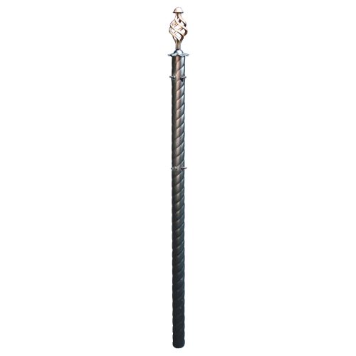 Столбик витой с корзинкой угловой (крашеный)