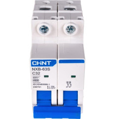 Выключатель автоматический 2-пол. 32A C 4,5кА NXB-63S (R) CHINT 296791