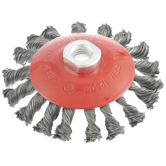 Щетка для УШМ MATRIX с наклоном 115 мм (74610)